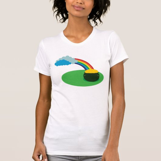 金ゴールドTシャツポット Tシャツ (正面)