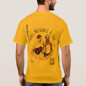 金ゴールドTシャツ基本スタイル Tシャツ (裏面)