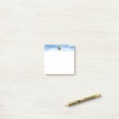 金ゴールドThor Hammer雲ホワイトノートパッド ポストイット (デスク上)