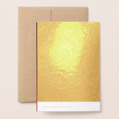 金ゴールドVietnam Dragon New Year 2024 RFC 箔カード (裏面封筒付き)