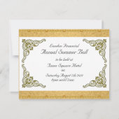 金ゴールドVIPの招待 招待状 (裏面)