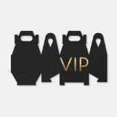 金ゴールドVIPブラック（任意の色）バースデーパーティーの好意 フェイバーボックス (折り畳みなし)