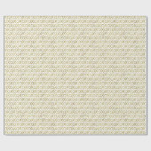 金ゴールドXOXO ラッピングペーパー (フラット)