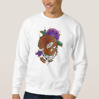 金スカル スウェットシャツ