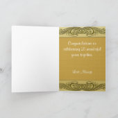 金スクロール第50結婚記念日 カード (内部)