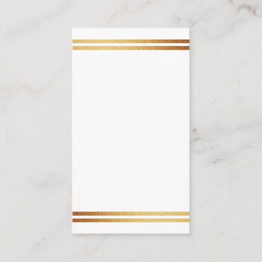 金スタイリッシュ箔セントパトリックの日の赤ちゃんシャワー エンクロージャーカード (裏面)