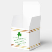 金スタイリッシュ箔セントパトリックの日の赤ちゃんシャワー フェイバーボックス (オープン)