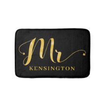 金スタイリッシュ箔タイポグラフィミスター・ニュー夫