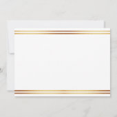 金スタイリッシュ箔聖パトリックの日1日 サンキューカード (裏面)