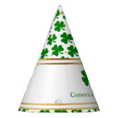 金スタイリッシュ箔聖パトリックの日1日 パーティーハット (左)