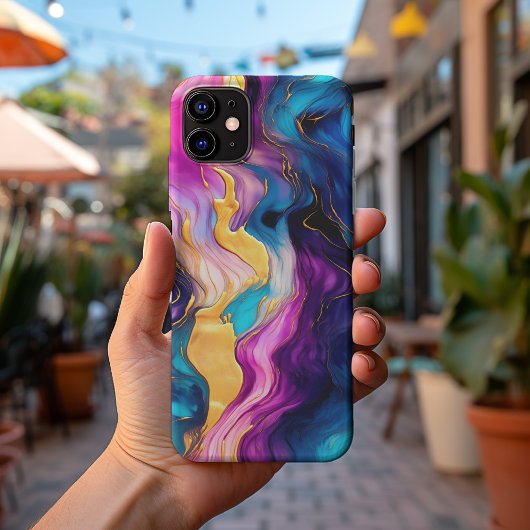 金スタイリッシュ鮮やか属液体金属1203号 Case-Mate iPhoneケース
