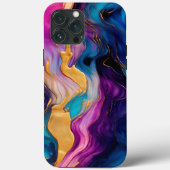 金スタイリッシュ鮮やか属液体金属1203号 Case-Mate iPhoneケース (裏面)