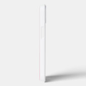 金ストライプ箔ダイヤモンド付きピンク色のダイヤモンド Case-Mate iPhoneケース (裏面 / 右)