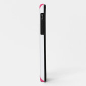 金ストライプ箔ダイヤモンド付きピンク色のダイヤモンド Case-Mate iPhoneケース (裏面/左)
