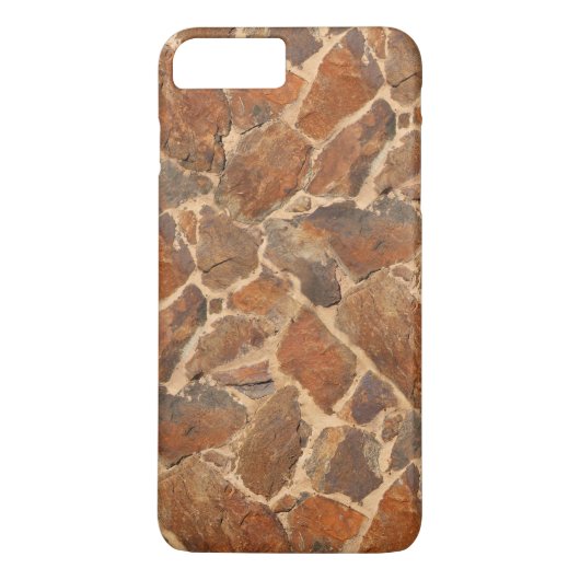 金ストーンウォール暖かいパターン Case-Mate iPhoneケース (裏面)