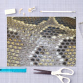 金スネークスキンパターン 薄葉紙 (クラフト)