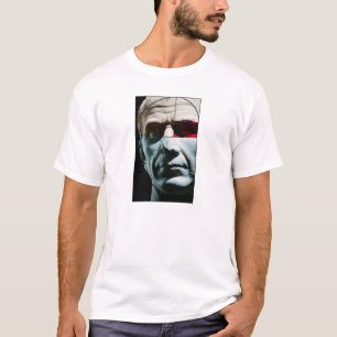 金セクションのガイウス・ユリウス・カエサルのカラフルな頭部 Tシャツ