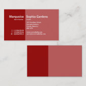 金セクション16 名刺 (正面/裏面)