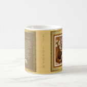 金セントジョーゼフのマグwの祈りの言葉の饗宴 コーヒーマグカップ (中央)