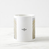 金タカの曼荼羅のマグ コーヒーマグカップ (中央)