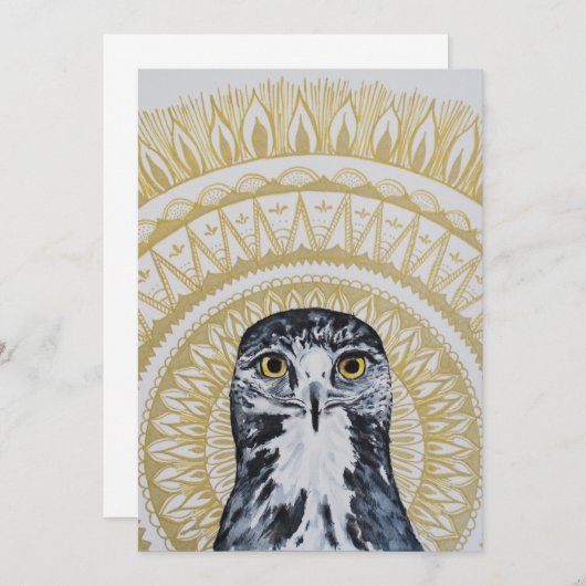 金タカの曼荼羅 ノートカード (正面/裏面)