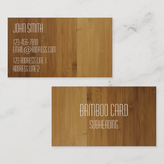 金タケ一見をきれいにして下さい 名刺 (正面/裏面)