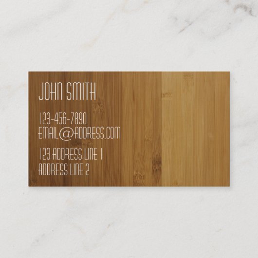 金タケ一見をきれいにして下さい 名刺 (正面)