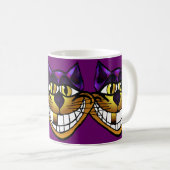 金チェシャー猫のマグ コーヒーマグカップ (正面右)