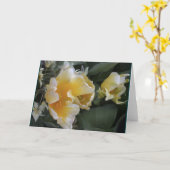 金チューリップ カード (黄色い花)