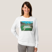 金ティーリゾートのプールの空中写真 Tシャツ (正面フル)