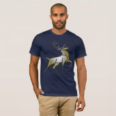 金トナカイのTシャツ Tシャツ (正面フル)
