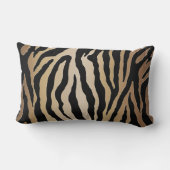 金トラのアニマルプリントの腰神経の枕クッション ランバークッション (裏面)