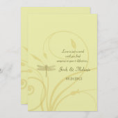 金トンボの華麗さの招待状 招待状 (正面/裏面)