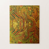 金ドラゴンの中国のな刺繍の明王朝 ジグソーパズル (縦)