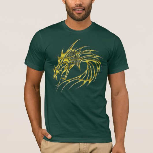 金ドラゴンの人のTシャツ Tシャツ (正面)