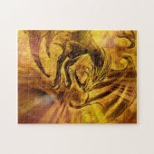 金ドラゴン ジグソーパズル (横)