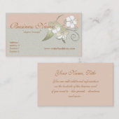 金ハワイアンによっては名刺が開花します 名刺 (正面/裏面)