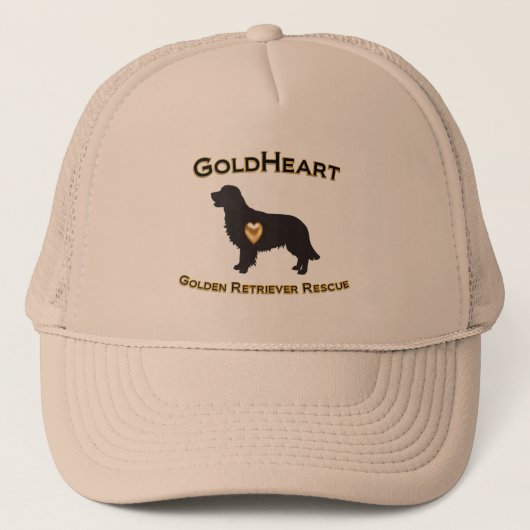 金ハートのGoldHeartの球のギャップ キャップ (正面)