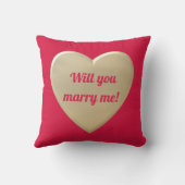 金ハート クッション (裏面)