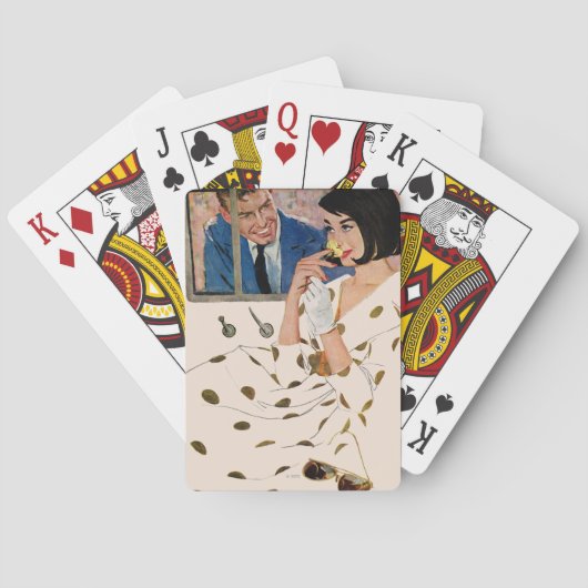 金バラ トランプ (裏面)