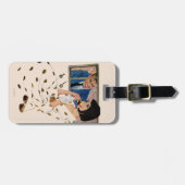 金バラ ラゲッジタグ (正面横)