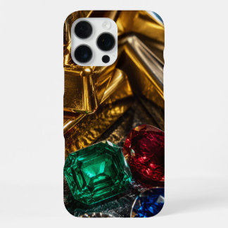 金バー 宝石 iPhone 16 PRO MAXケース