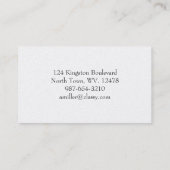 金パターン（の模様が）あるな名刺 名刺 (裏面)