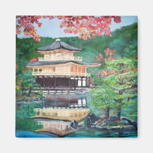 金パビリオンの寺院-磁石 マグネット