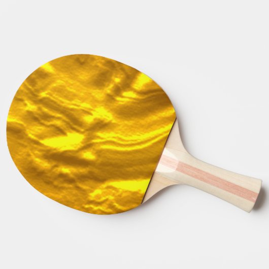 金パーソナライズされたカスタムの持ち主 卓球ラケット (横)