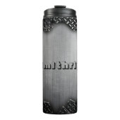 金パーソナライズされた動揺して属ダイアモンドプレート タンブラー (正面)