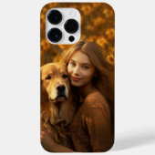 金パーソナライズされた料の最高のレトリーバー犬のママ Case-Mate iPhoneケース (裏面)