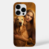 金パーソナライズされた料の最高の取得者の犬のママ Case-Mate iPhoneケース (裏面)