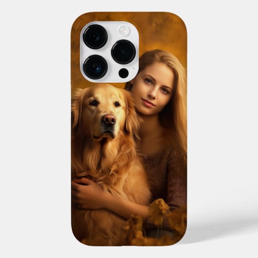 金パーソナライズされた料の最高の取得者の犬のママ Case-Mate iPhoneケース (裏面)