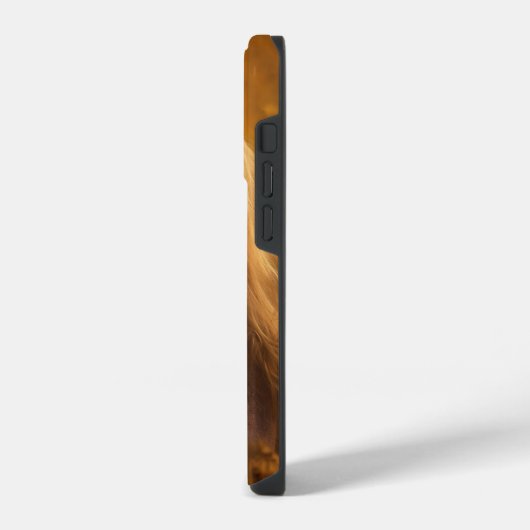 金パーソナライズされた料の最高の取得者の犬のママ iPhoneケース (左側面)